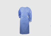 Áo choàng phẫu thuật dùng một lần màu xanh Kích thước chống vi khuẩn 120 * 140cm Chứng nhận ISO nhà cung cấp