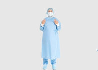 Áo choàng phẫu thuật vô trùng thoáng khí, áo choàng hoạt động màu xanh nhà cung cấp