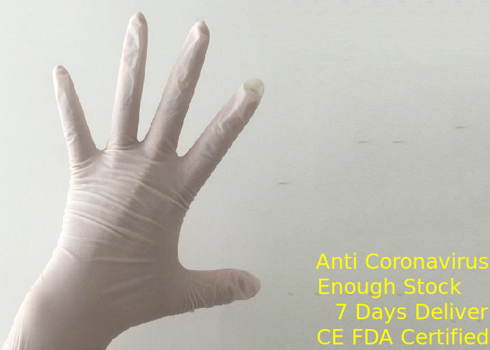 Găng tay vô trùng dùng một lần không độc hại, Găng tay thi Vinyl Trọng lượng tịnh 4.0-5.5g nhà cung cấp