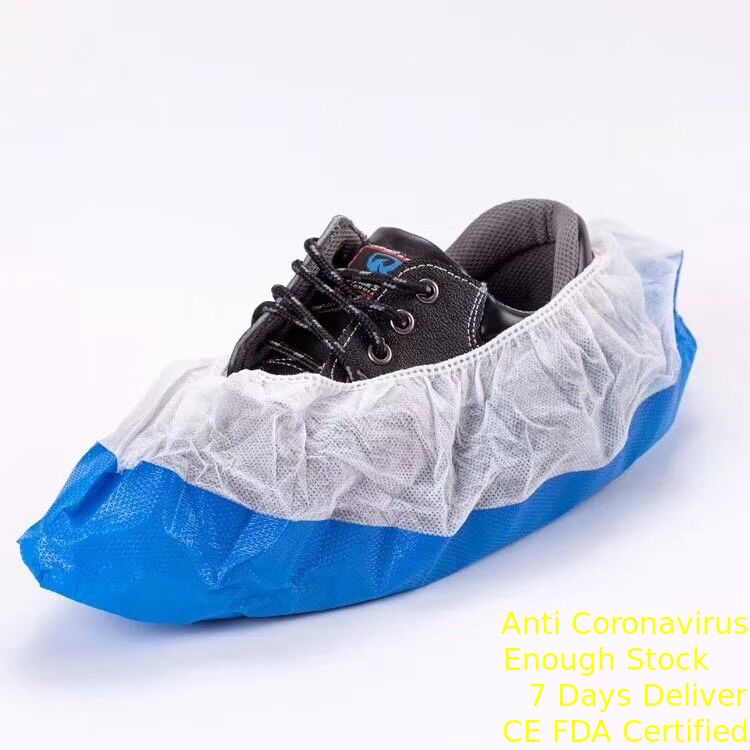 Một nửa bao phủ bảo vệ bọc giày một lần chống tĩnh điện cho phòng sạch nhà cung cấp
