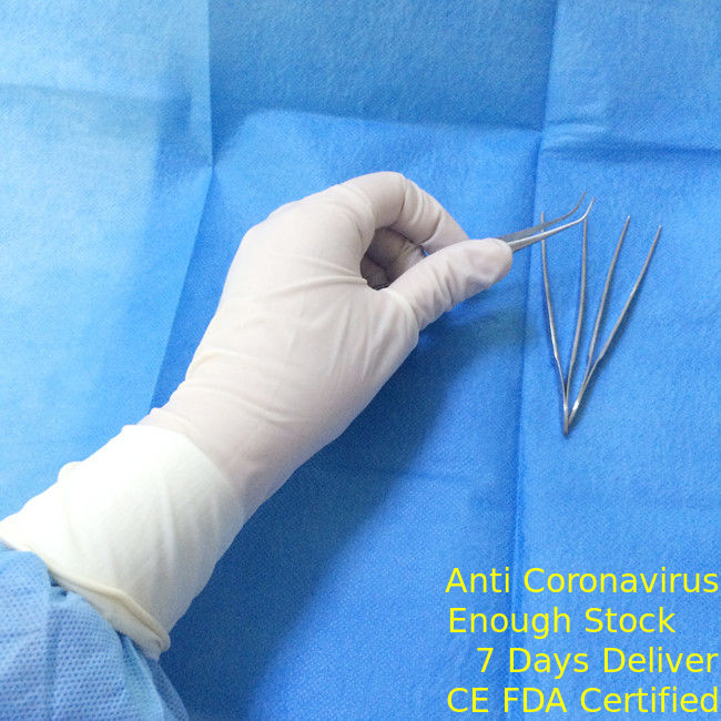 Găng tay cao su phẫu thuật dài latex, găng tay y tế vô trùng để thử nghiệm trong phòng thí nghiệm nhà cung cấp
