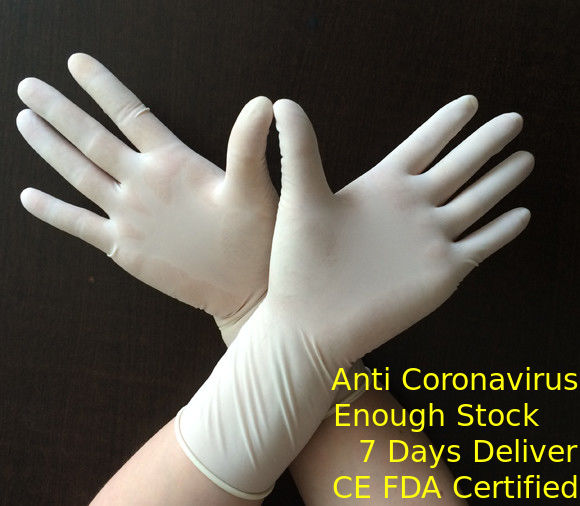 Găng tay polymer vô trùng dùng một lần, găng tay cao su dài tay SO 13485 nhà cung cấp