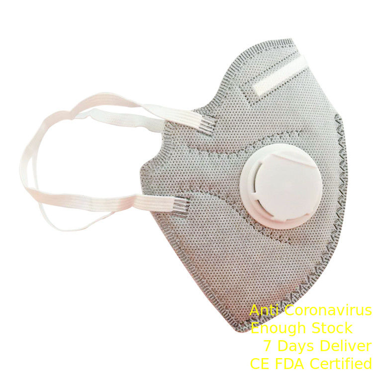 Anti Pollution Folding FFP2 Mask Disposable Non Woven Face Mask With Valve nhà cung cấp