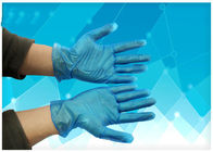 Găng tay phẫu thuật đa năng màu xanh, Găng tay kiểm tra Vinyl Bột / Bột miễn phí nhà cung cấp