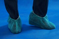 Chân chống trượt nhựa Giày dùng một lần Vỏ màu xanh nhạt Độ dày 30gsm nhà cung cấp