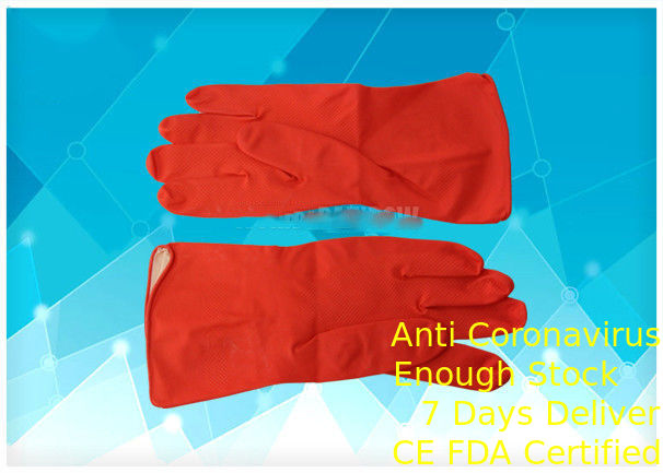 Găng tay y tế dùng một lần màu đỏ Độ dày không vô trùng 0.15mm Kháng dị ứng nhà cung cấp