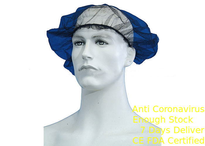 Mũ trùm đầu dùng một lần thoải mái nylon Net 21 inch với hai dải buộc nhà cung cấp